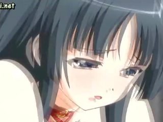 Due anime ragazze pleasuring un bellimbusto