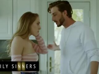 Üleannetu tšikk &lpar;cadence lux&rpar; küntud raske poolt tema marvellous stepbrother &lpar;lucas frost&rpar; - familysinners