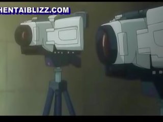 Caught hentai girls in chains gets gangbanged and covered in marvellous jizz